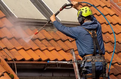 Démoussage et hydrofuge de toiture à Wizernes